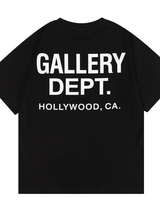 Gallery Dept Hollywood CA futbolkasi (oversize, sifat) firmaviy qadoqda