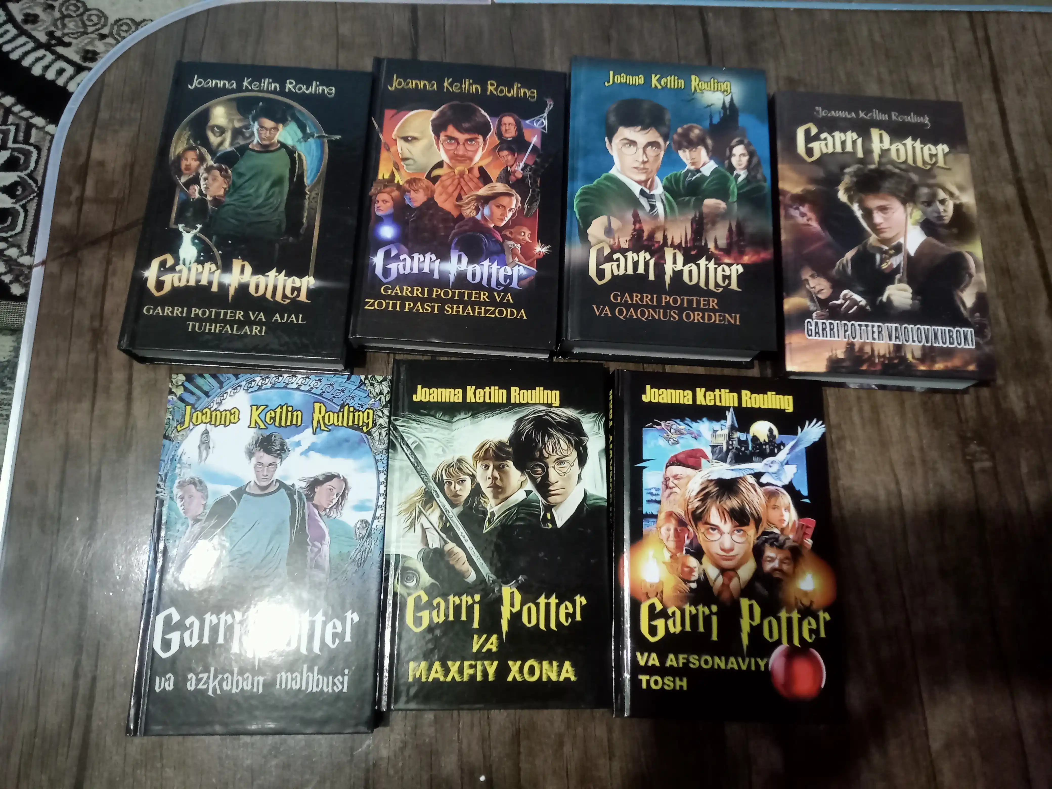 Garri Potter, to'plami, Joann Rouling, o'zbek tilida