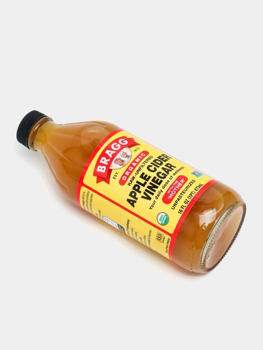 Яблочный уксус Bragg Organik, 473мл, без фильтрации