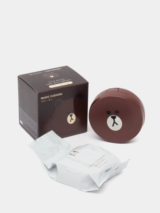 Tonal kushoni krem upasi Cushion Moisture SPF 50, zaxira refil bilan BB kremi, 15 g