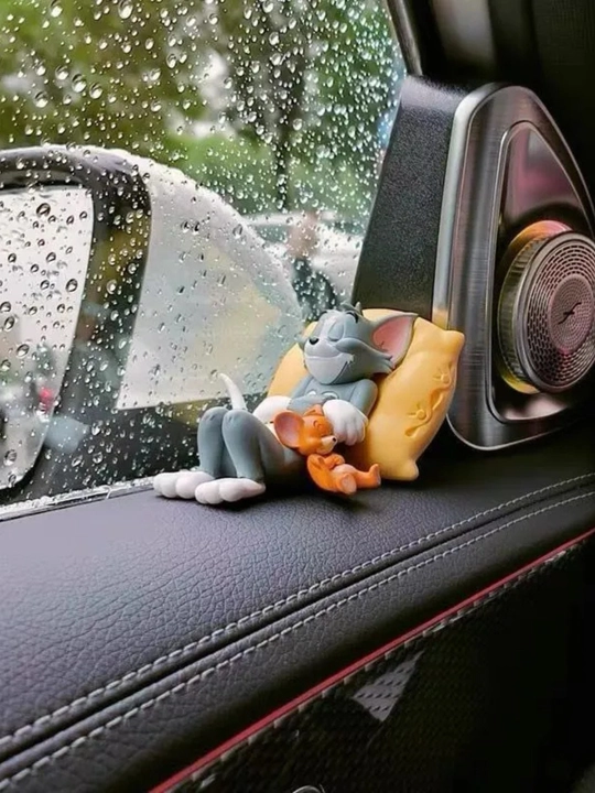 Сувенир Tom & Jerry на торпедку автомобиля, антистресс игрушка, авто аксессуары
