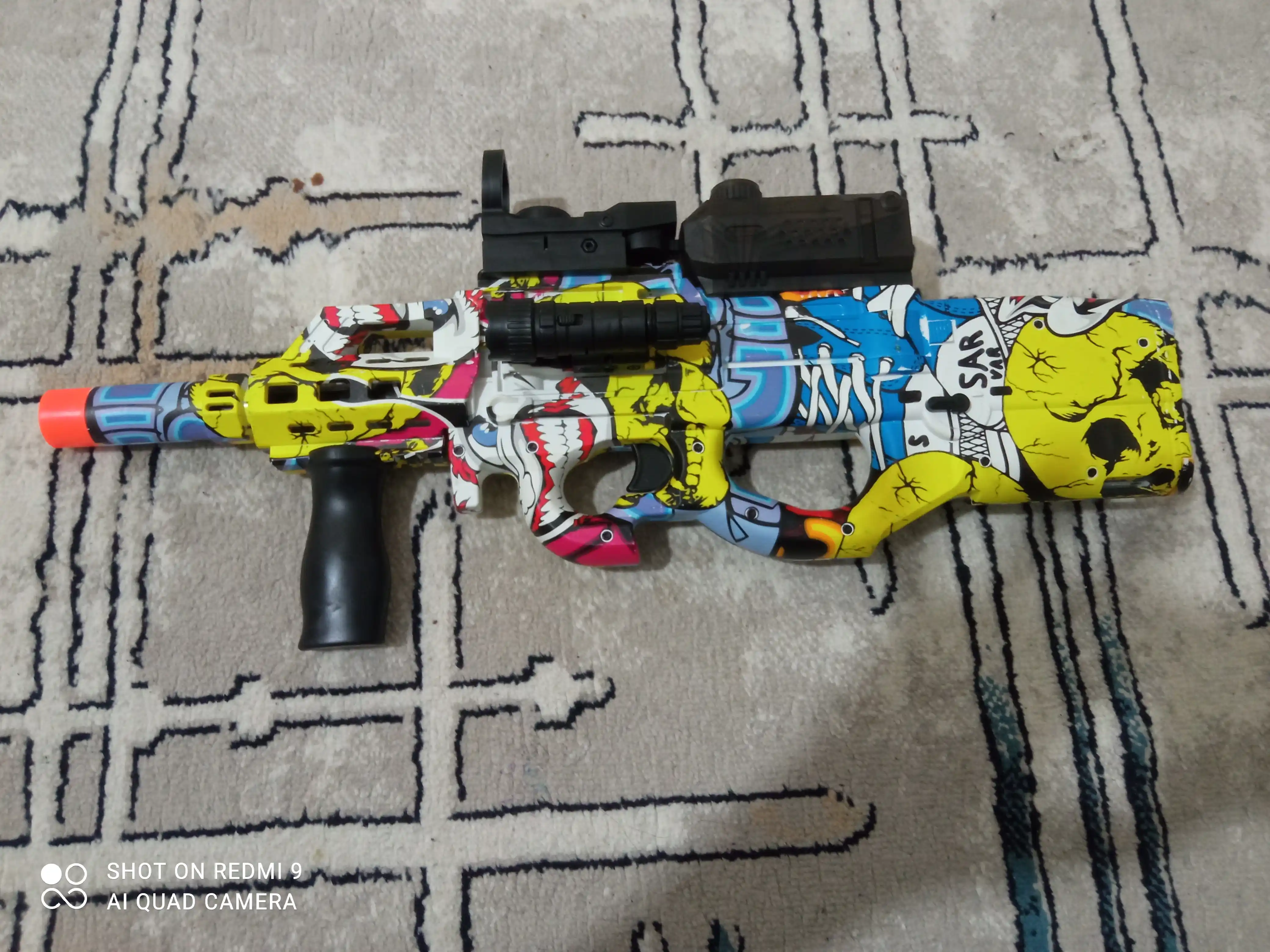 Орбизный автомат M416 — игрушечный автомат, который стреляет орбизами, 1000 орбизов