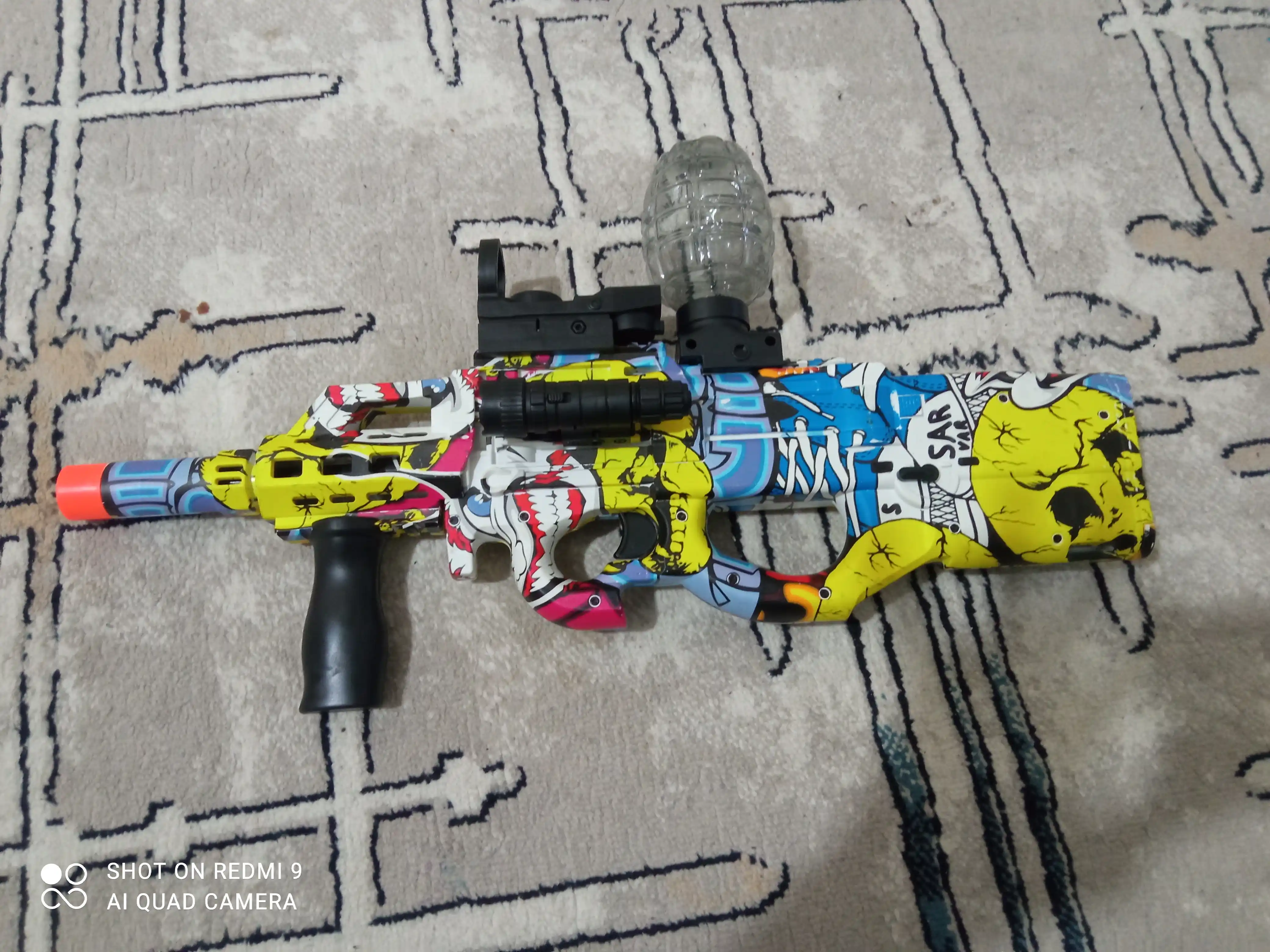 Орбизный автомат M416 — игрушечный автомат, который стреляет орбизами, 1000 орбизов