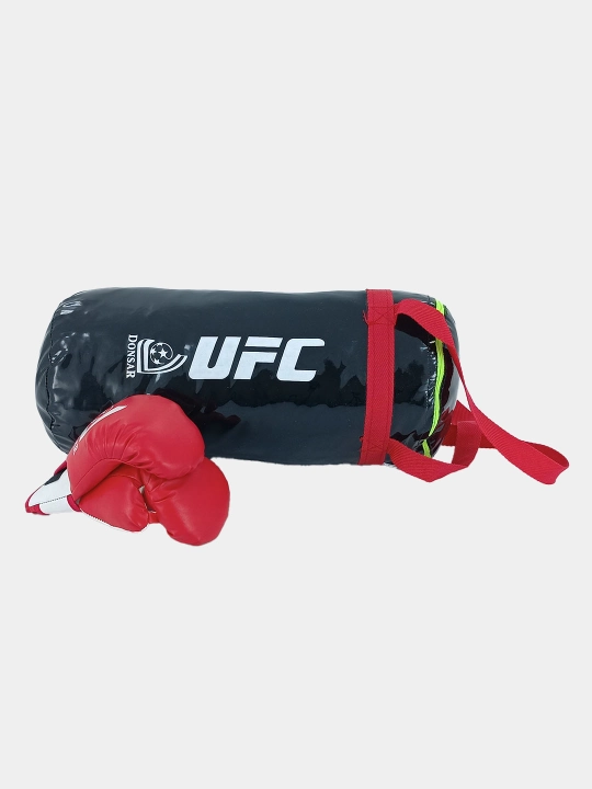 Детский набор бокса UFC: груша и перчатки, синий - 