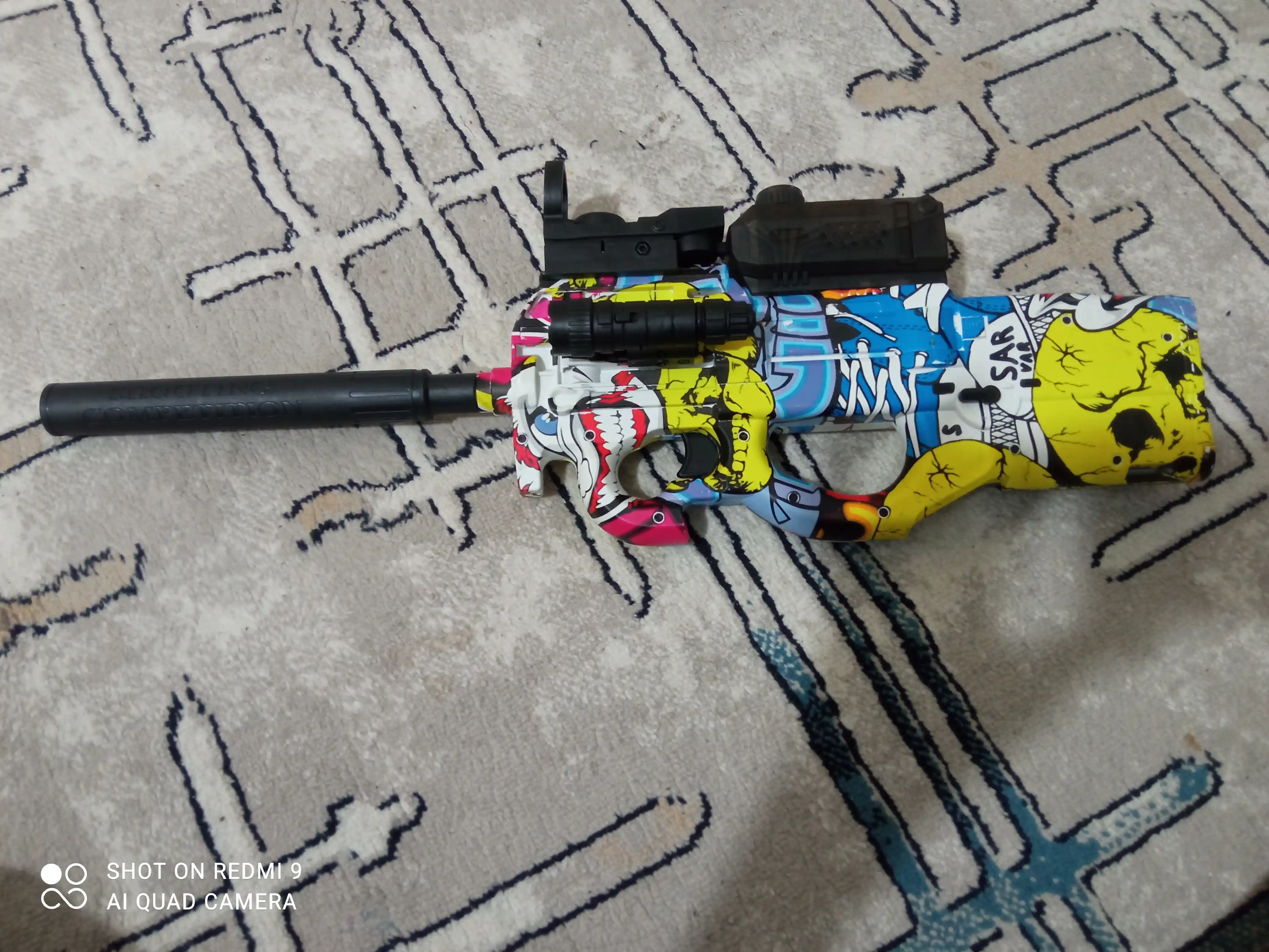 Орбизный автомат M416 — игрушечный автомат, который стреляет орбизами, 1000 орбизов