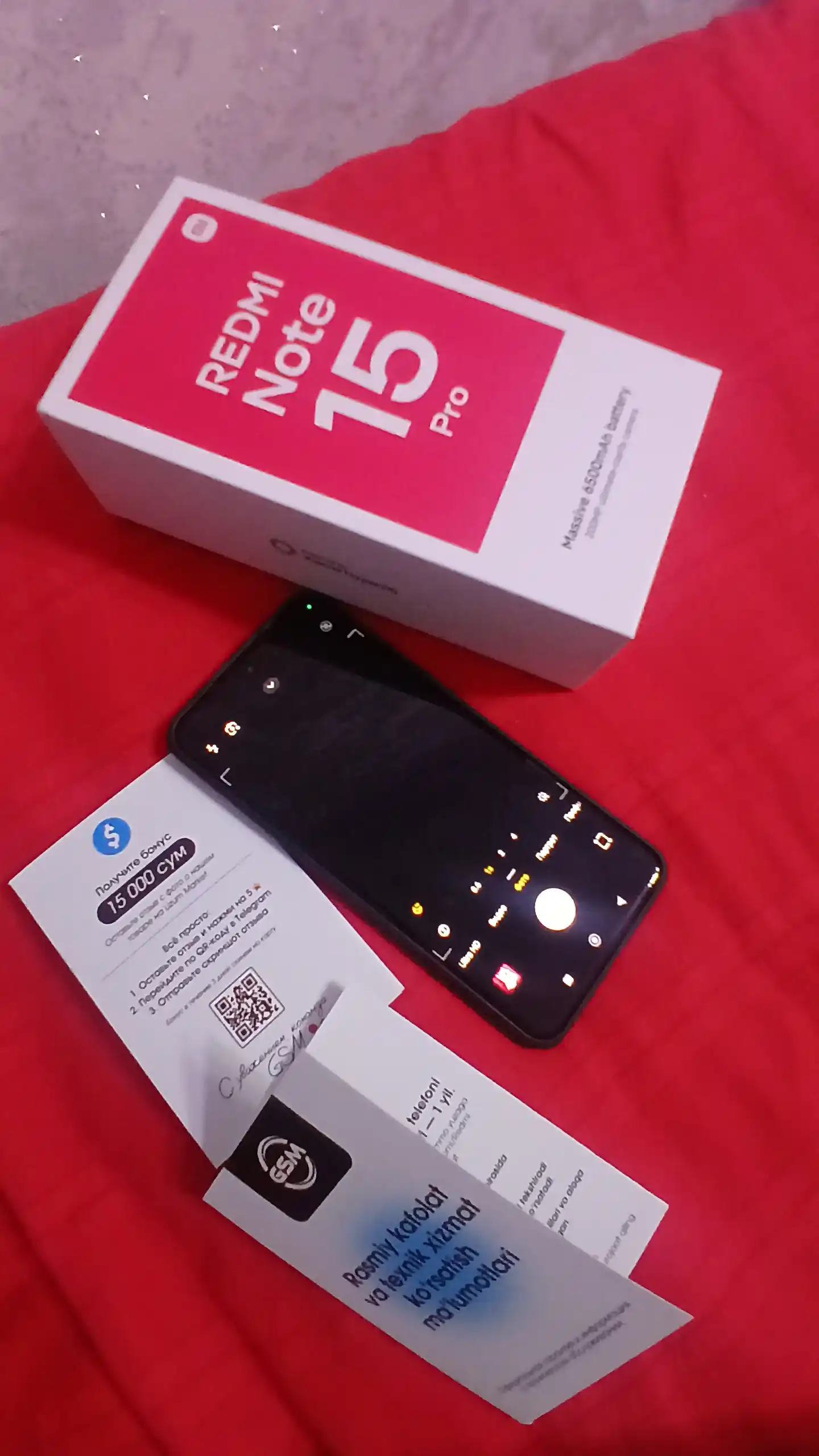 Смартфон Xiaomi Redmi Note 15 Pro+ 5G, 200MP 6500mAh 100W
