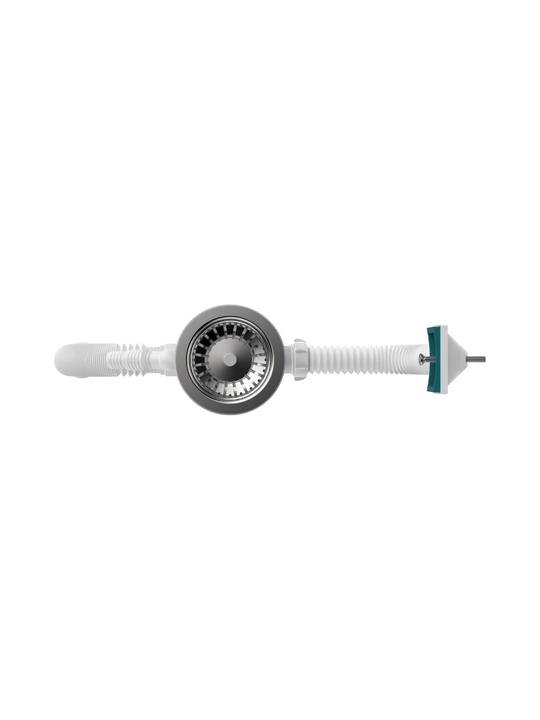 Aquant сифон для раковины 3 1/2"x40, с отводом для стиральной машины (AB0147-20-MR)