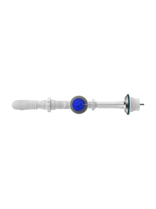 Aquant Vanna uchun sifon 1 1/2"x40, metall panjara va gofra quvur (V155-30-MR)