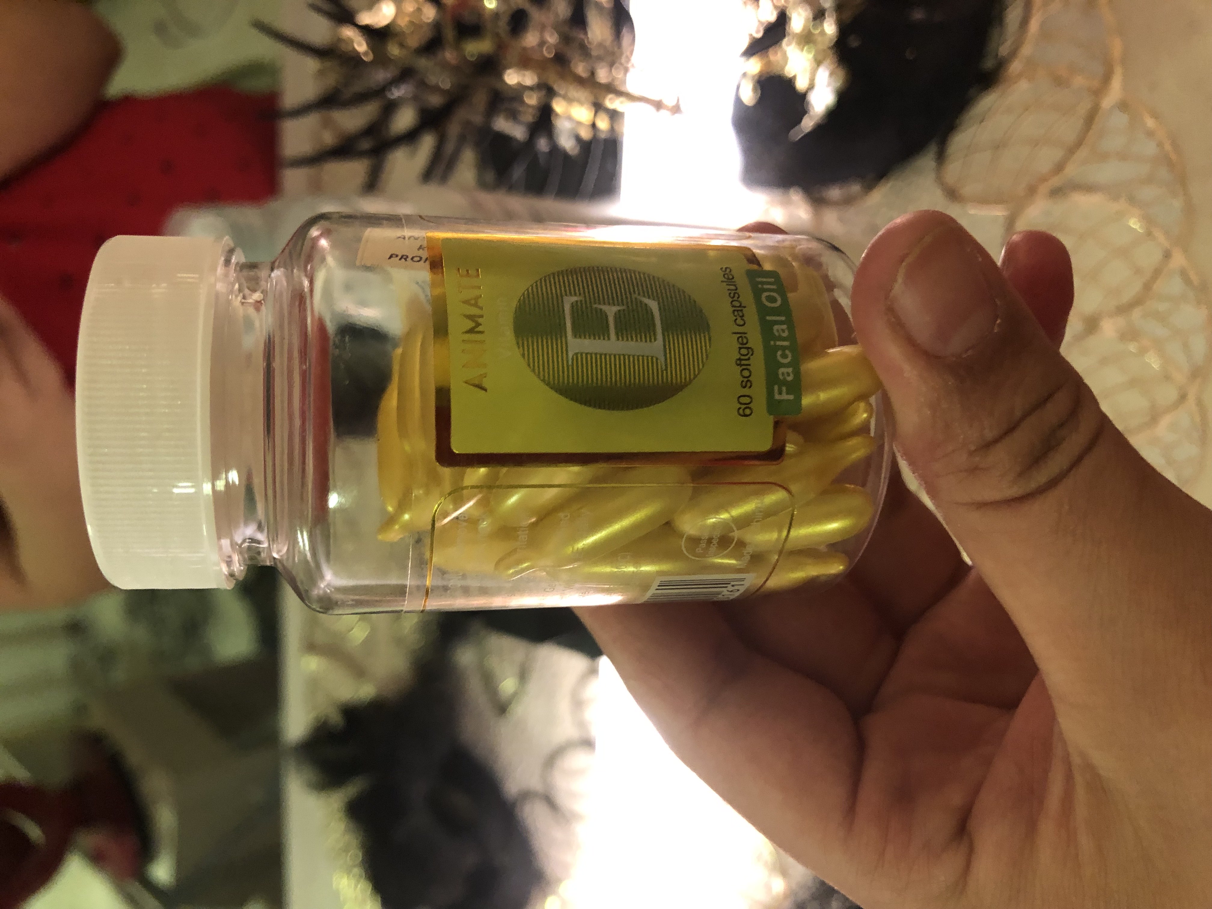 Масло для кожи лица Animate Face Oil, с витамином Е