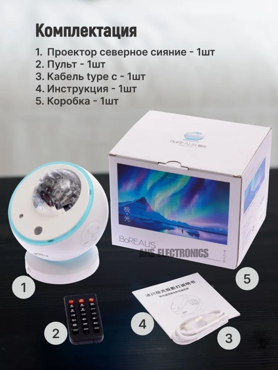 Проектор “Северное сияние” — атмосфера уюта у вас дома 