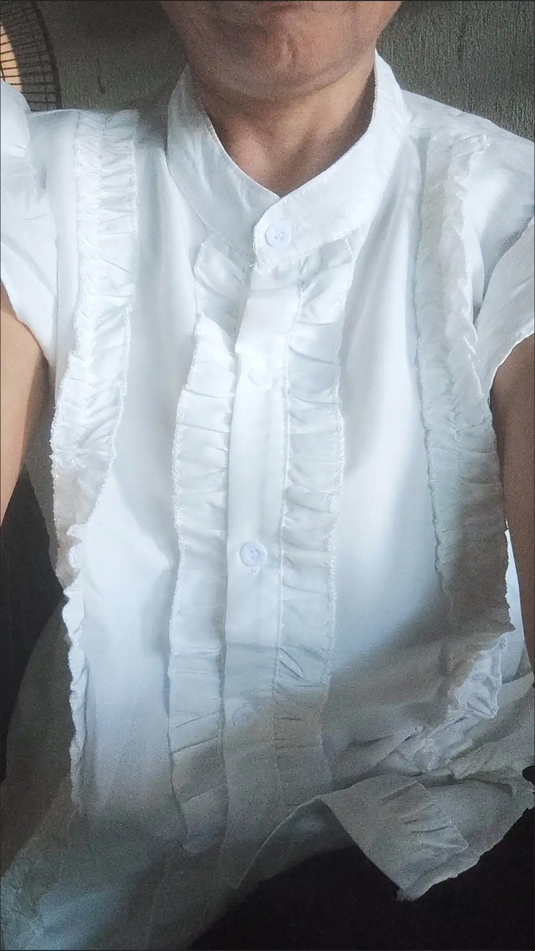 Белая блузка рубашка для женщин и девушек размеры 1XL, 2XL, 3XL, 4XL, подходит для веса 45–65 кг