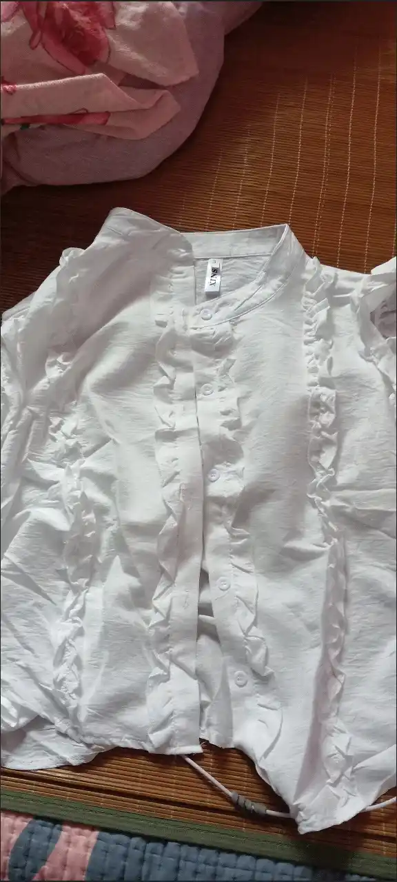 Белая блузка рубашка для женщин и девушек размеры 1XL, 2XL, 3XL, 4XL, подходит для веса 45–65 кг