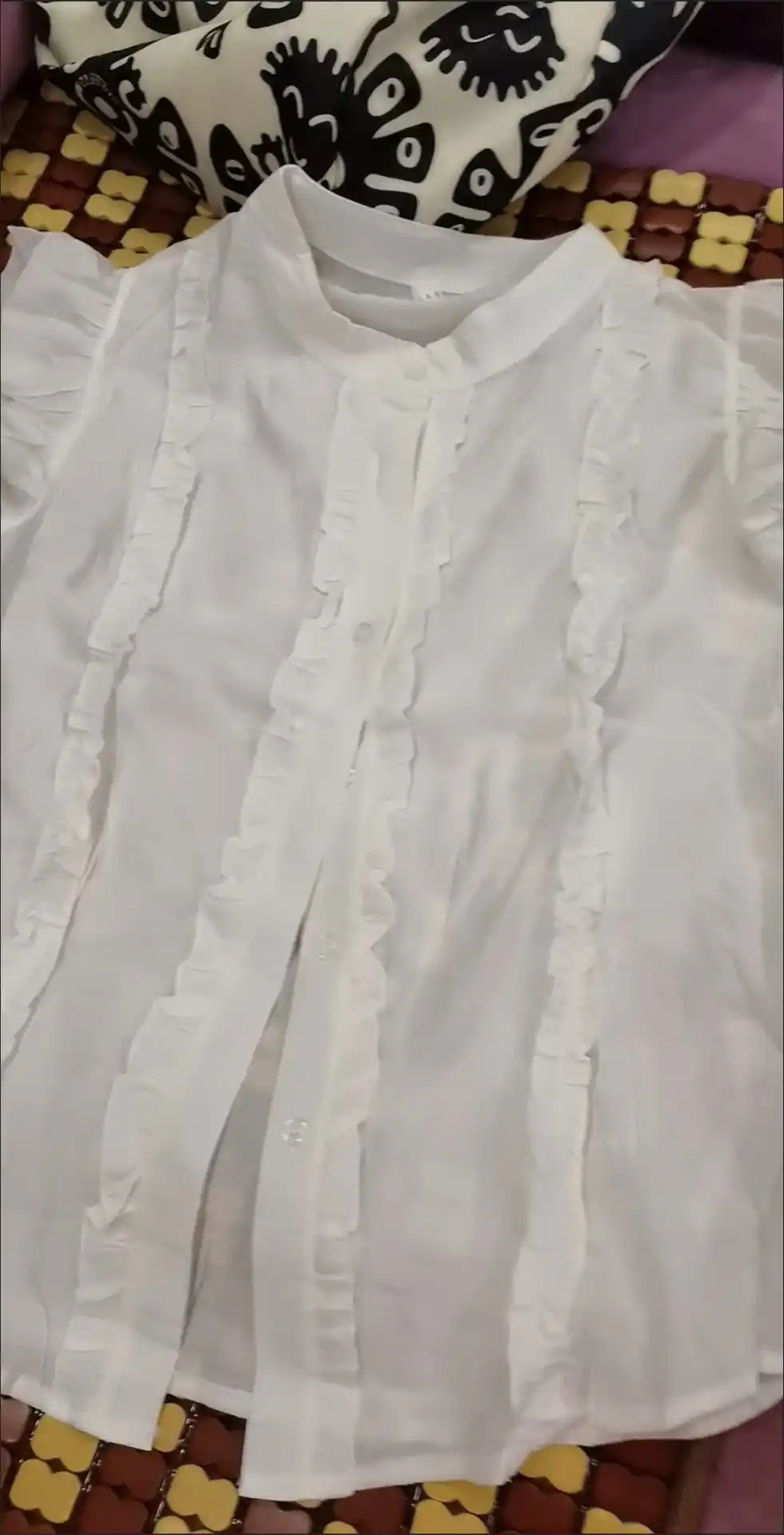 Белая блузка рубашка для женщин и девушек размеры 1XL, 2XL, 3XL, 4XL, подходит для веса 45–65 кг