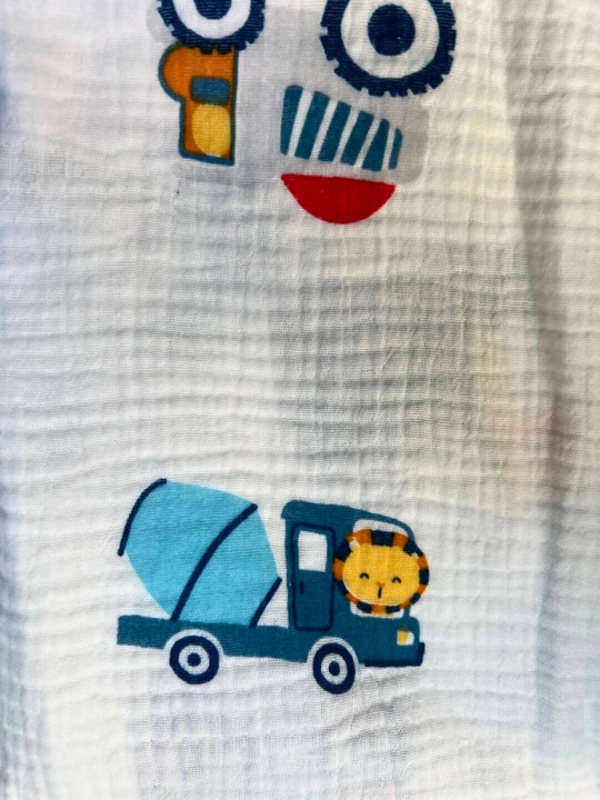 Yangi tug‘ilgan chaqaloqlar uchun yo‘rgaklar, muslin, 80*100 sm