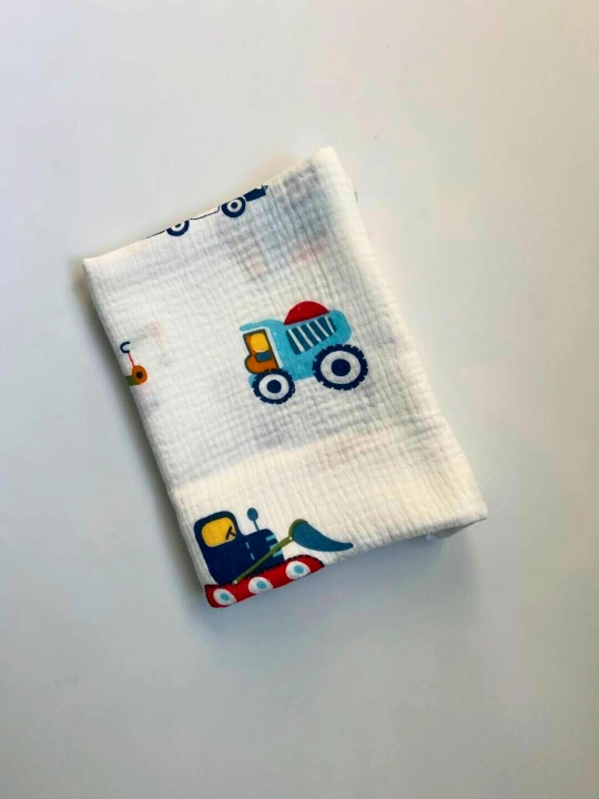 Yangi tug‘ilgan chaqaloqlar uchun yo‘rgaklar, muslin, 80*100 sm