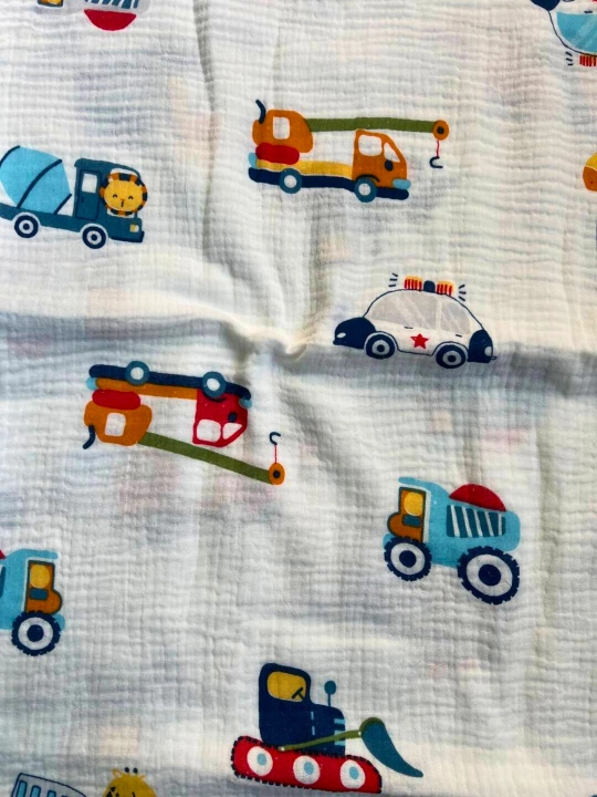 Yangi tug‘ilgan chaqaloqlar uchun yo‘rgaklar, muslin, 80*100 sm