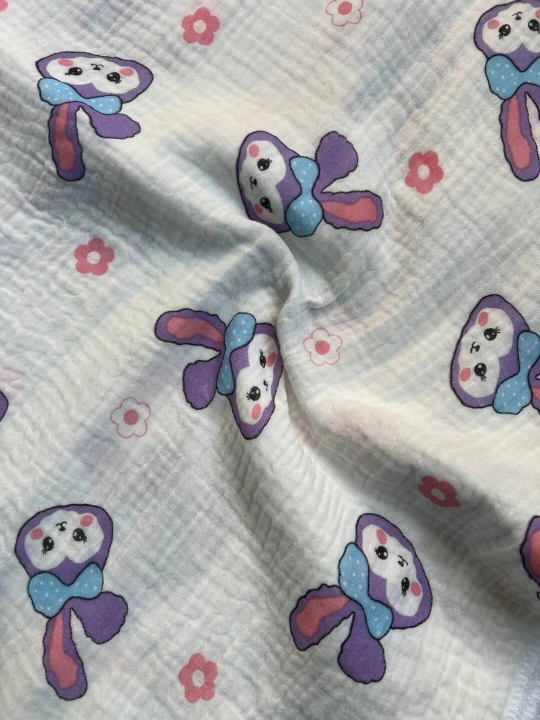 Yangi tug‘ilgan chaqaloqlar uchun yo‘rgaklar, muslin, 80*100 sm