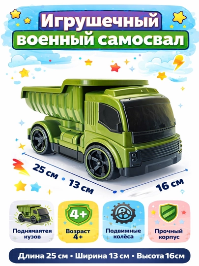 Игрушечный грузовик для детей — готовы к приключениям — PREMTOY-PTAVTDAKAR