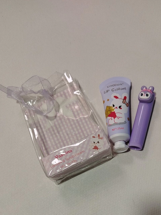 Набор для ухода за губами Vasalaine Lip Stick & Lip Scrub Honey