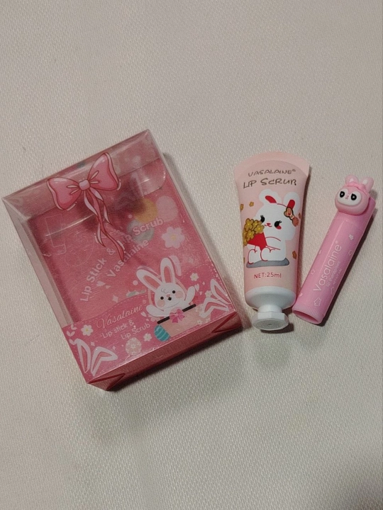 Lab parvarishi to‘plami Vasalaine Lip Stick & Lip Scrub Honey - 