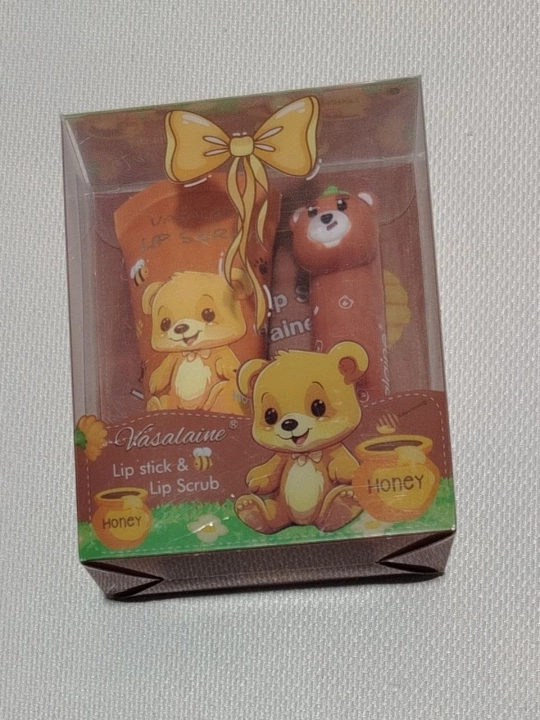 Набор для ухода за губами Vasalaine Lip Stick & Lip Scrub Honey