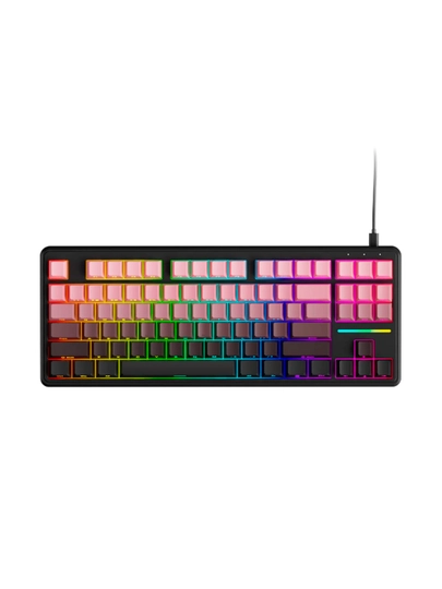 Игровая клавиатура Eweadn V80 RGB, 87 клавиш, TKL 80%, проводная USB — D5PR-EV80WP-ТЕМНРОЗ