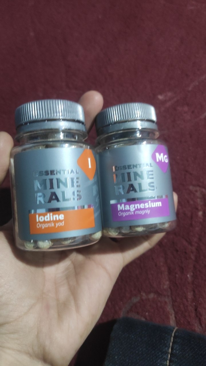 Organik Yod Iodine – aqliy faollik va energiya uchun,qalqonsimon bezni qo‘llab-quvvatlaydi