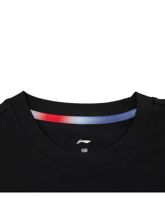Детская футболка Li-Ning YHSW079 с технологиями AT DRY и 4-Way Stretch