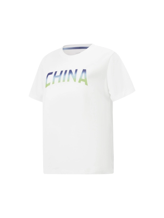 Детская футболка Li-Ning YHSW079 с технологиями AT DRY и 4-Way Stretch - 