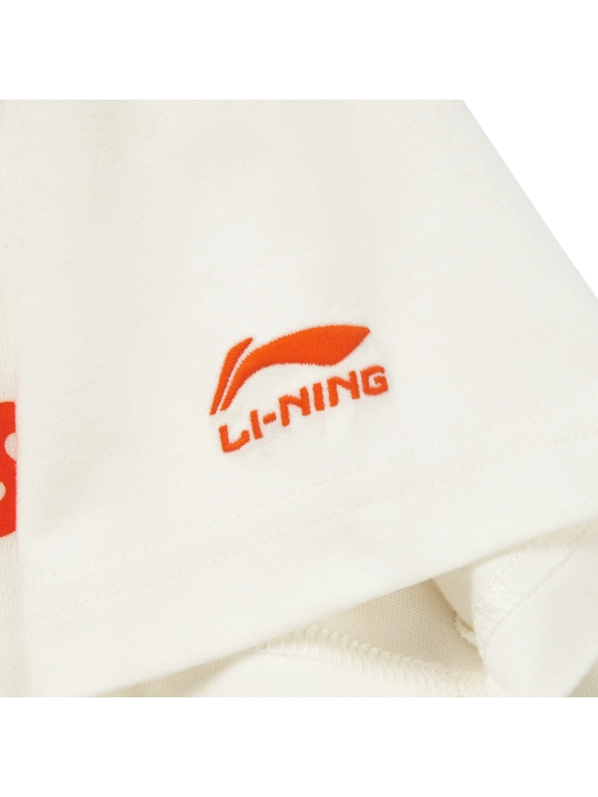 Li-Ning Lunar Year futbolkasi, oversize, Badfive uslub, zamonaviy print