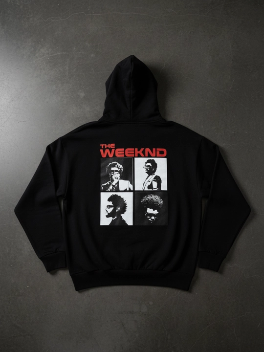 Erkaklar va ayollar uchun the weeknd xudi, mexli, qish va kuzga mo‘ljallangan, 80% paxta - 