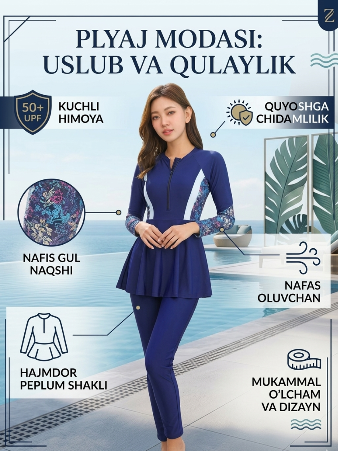 Ayollar uchun cho`milish kiyimlari - 