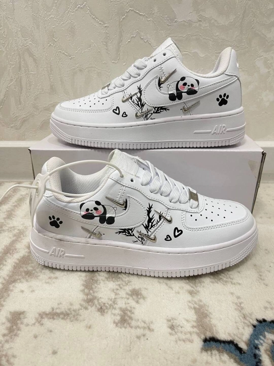 NIKE AMERICANO AIR FORCE Женские и девичьи осенние кроссовки Качество 1:1 Документированно