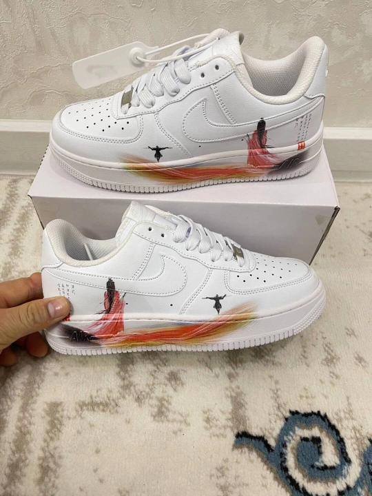 NIKE AMERICANO AIR FORCE Женские и девичьи осенние кроссовки Качество 1:1 Документированно
