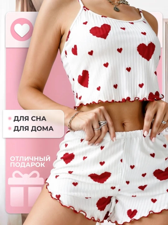 Ayollar pijamasi, yozgi, yumshoq, ustki va shortili 2 ta 1 da pijama
