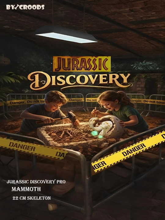 Jurassic Discovery — раскопки динозавров, коллекция BY_CROODS