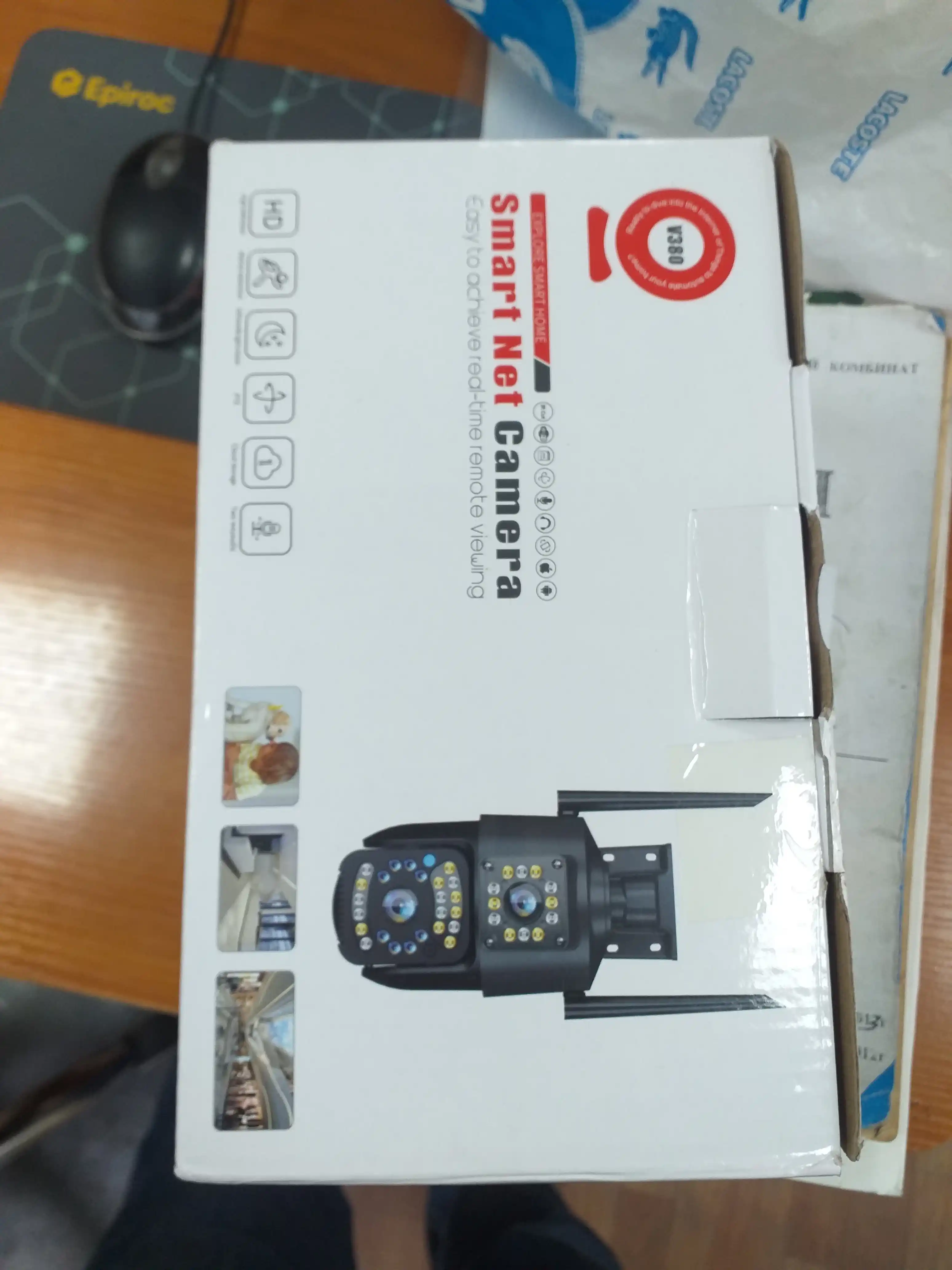 4G sim kartali kamera, 2 linzali, xavfsizlik kamerasi, Smart PTZ Camera, V380 PRO
