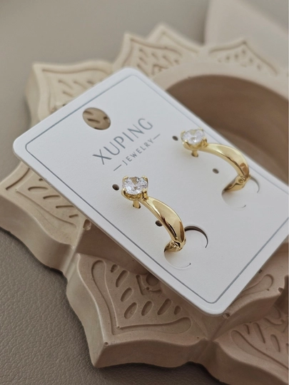 Серьги для девочек и женщин, Xuping — 1001PRT-XUPINGG3-ГОРЧИЧ