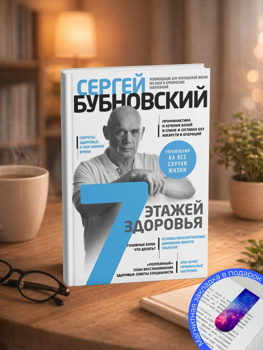 Sergey Bubnovskiy. 7 etazhey zdorov'ya. Lecheniye pozvonochnika i sustavov bez lekarstv - 