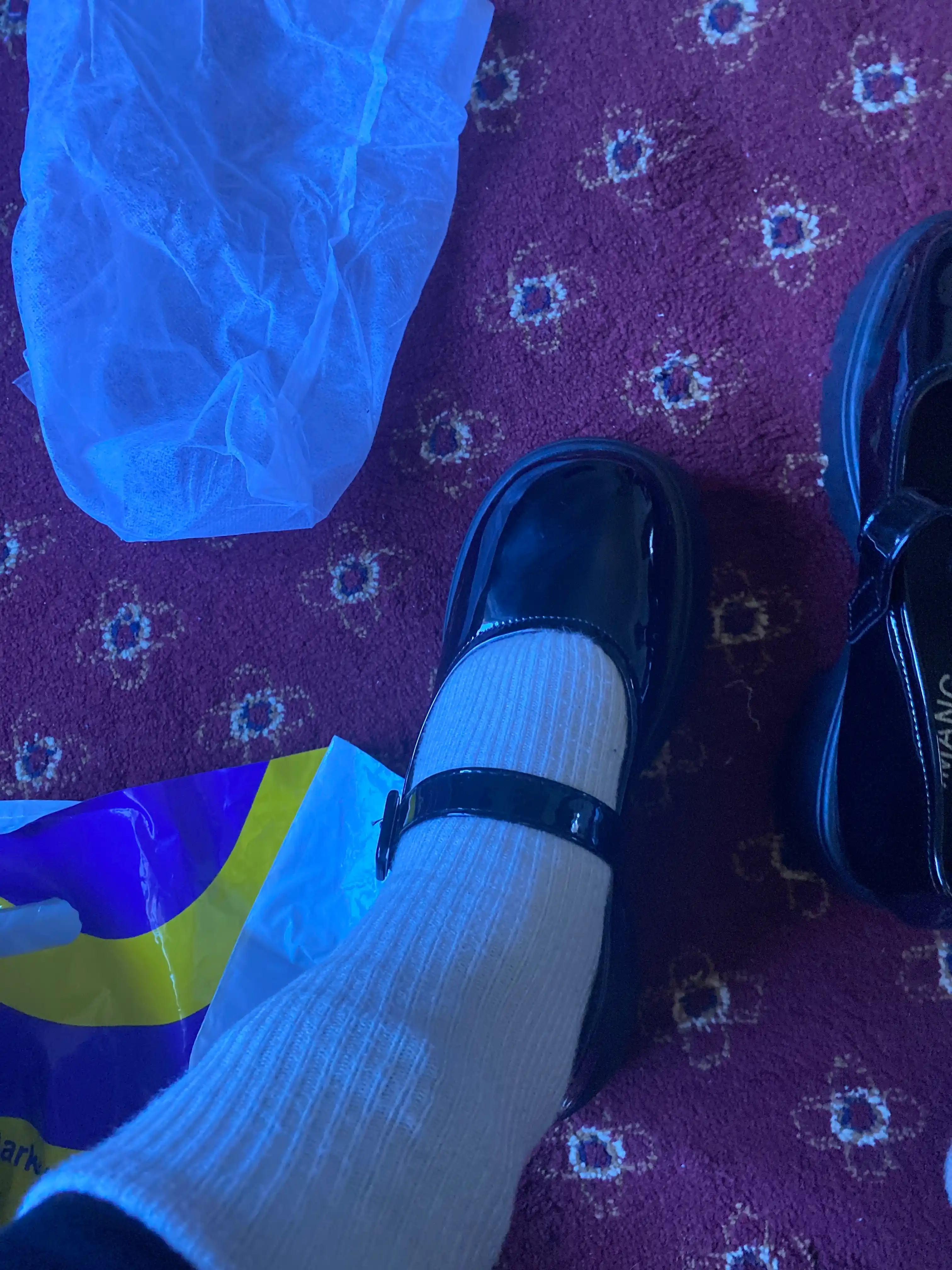 Meri Jeyn uslubidagi ayollar tuflilari, tabiiy eko-charm kabluk 7 sm