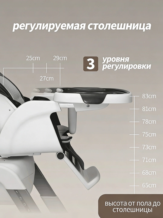 Стульчик для кормления ребенка, многофункциональный обеденный стул, 3 в 1