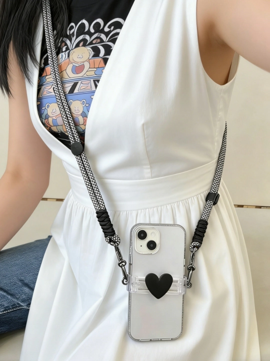 Telefon uchun universal shnurok, ushlagichli, bo‘yin tasmasi, yo‘qolishga qarshi