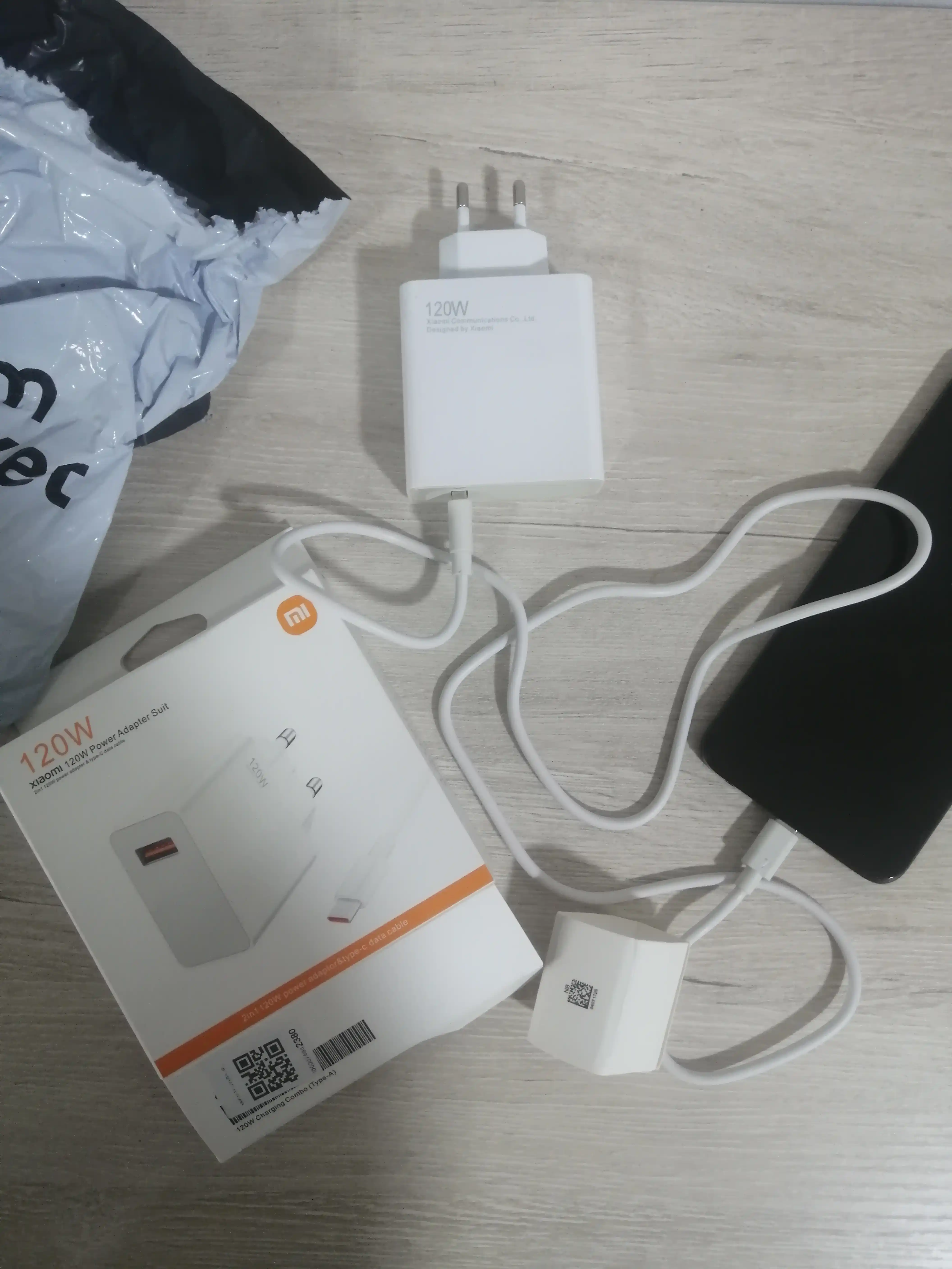 Быстрое зарядное устройство 120 Вт,150 Вт для Xiaomi и Samsung с кабелем Type-C/USB