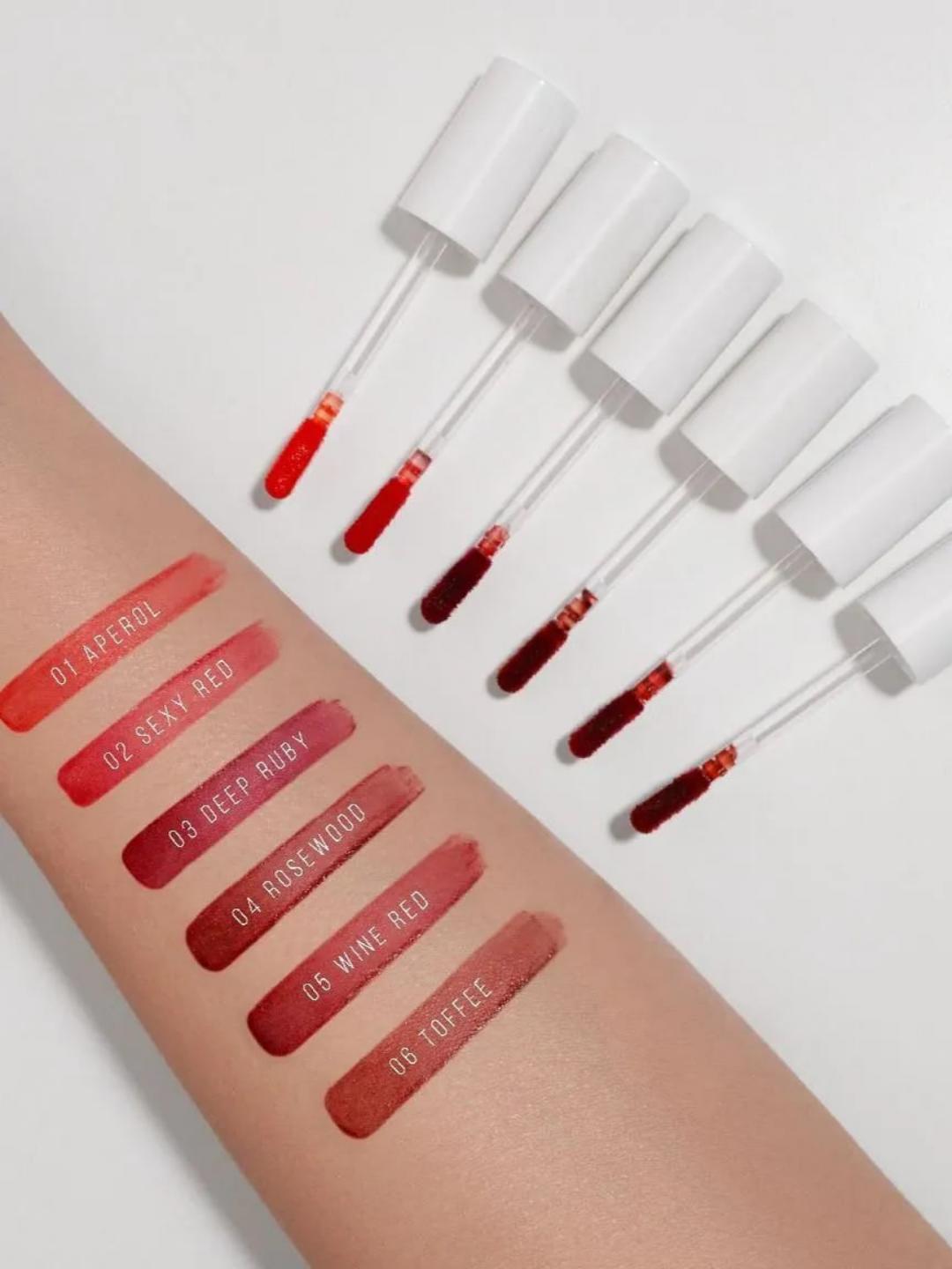 Тинт LUXVISAGE LIP TINT AQUA GEL с гиалуроновым комплексом