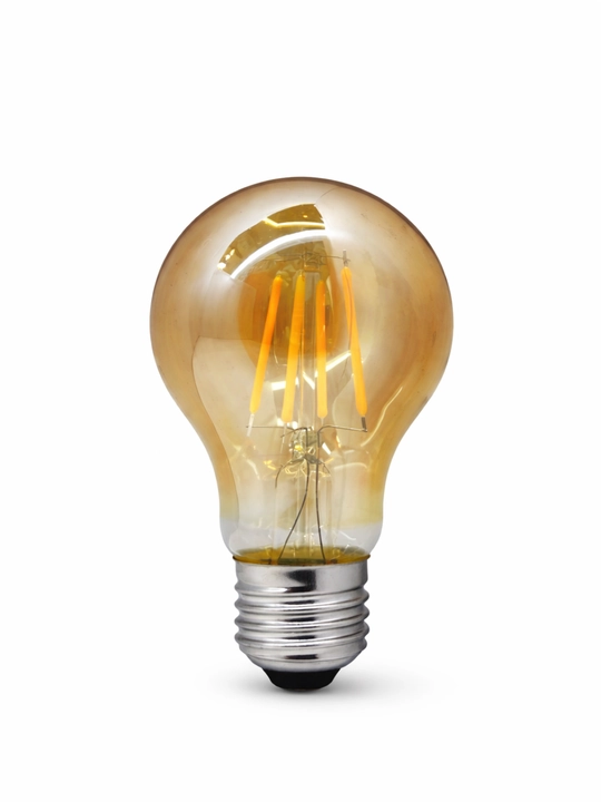 LED лампа Эдисона A60 4W E27 2700K – декоративная ретро лампочка