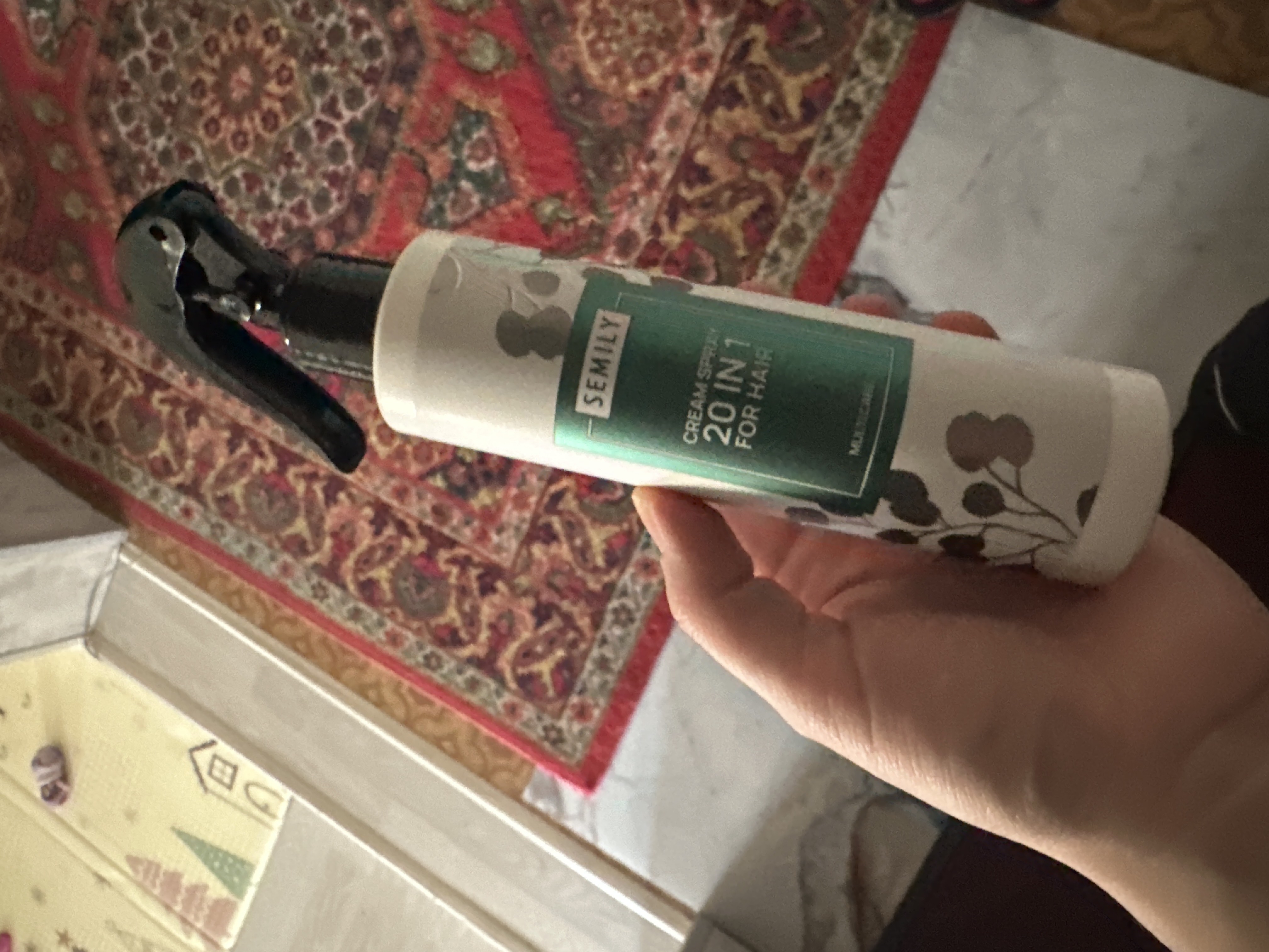 SEMILY soch spreyi, sochlarni issiqlikdan himoyalovchi xushbo‘y krem, soch parvarishi uchun 200 ml