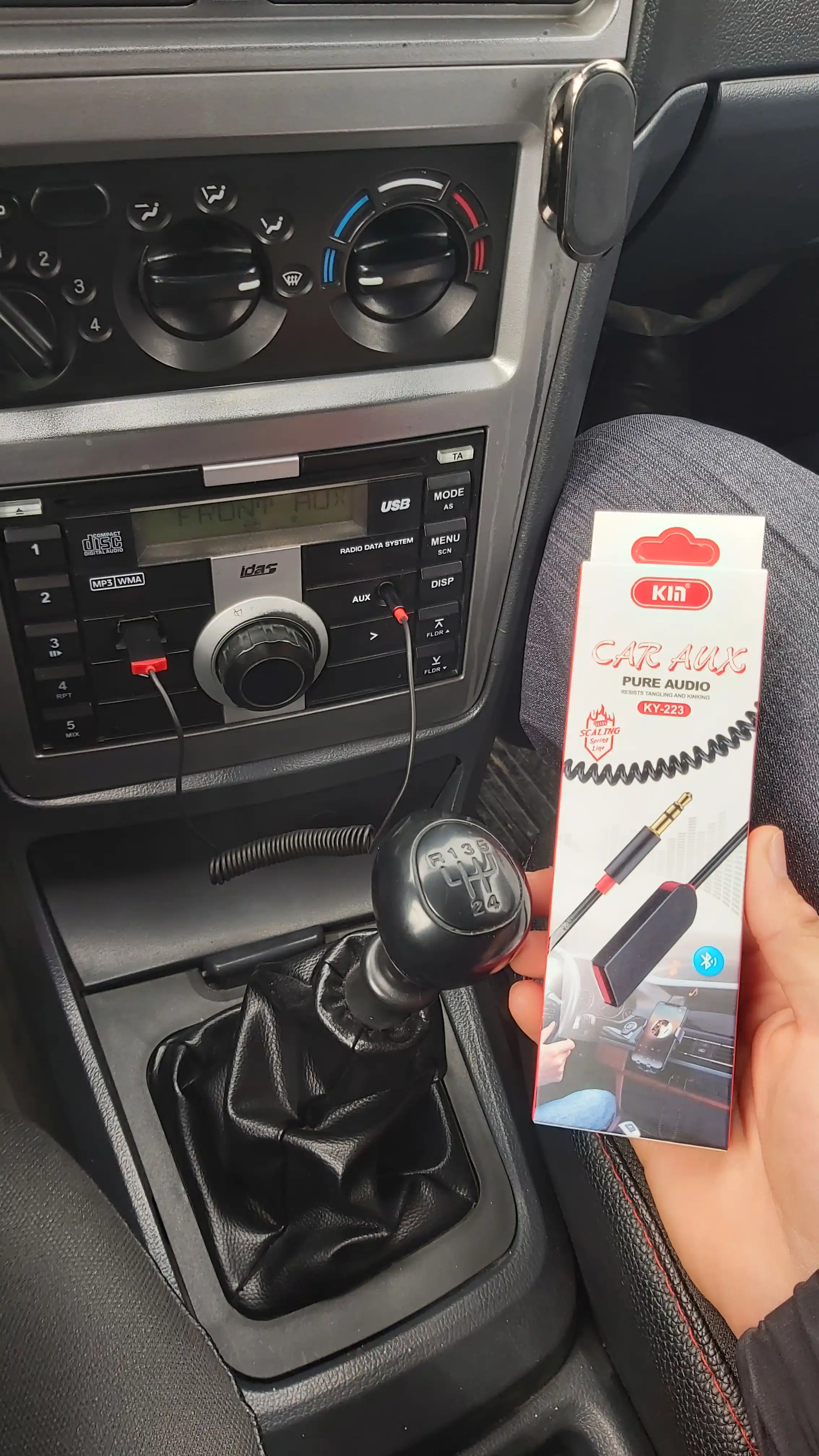 Bluetooth AUX/USB-адаптер для автомобиля, аудиоприёмник 3,5 мм