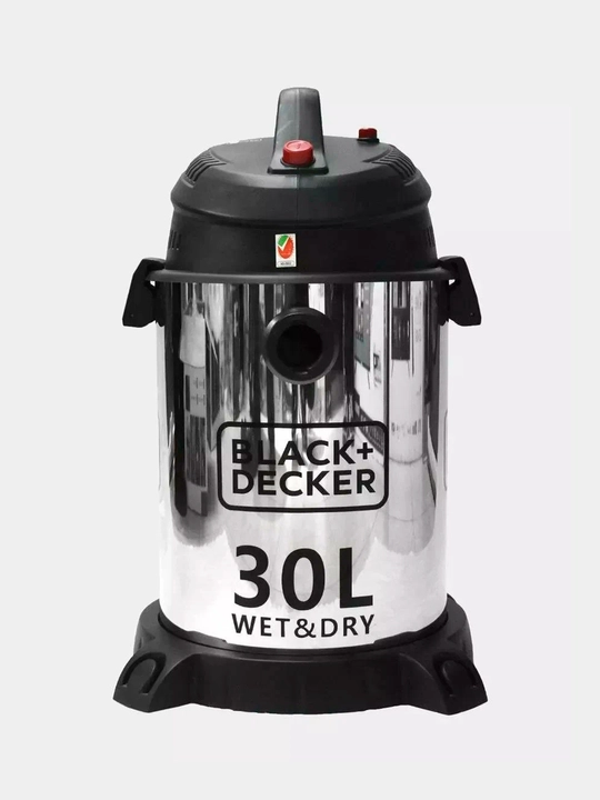 Профессиональный пылесос BLACK+DECKER, 1600 Вт, 30 л, мокрый/сухой