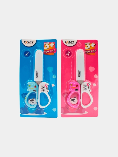 Ножницы детские Exact QY-006 — EXACTUZ-P1B8012-СИНИЙ