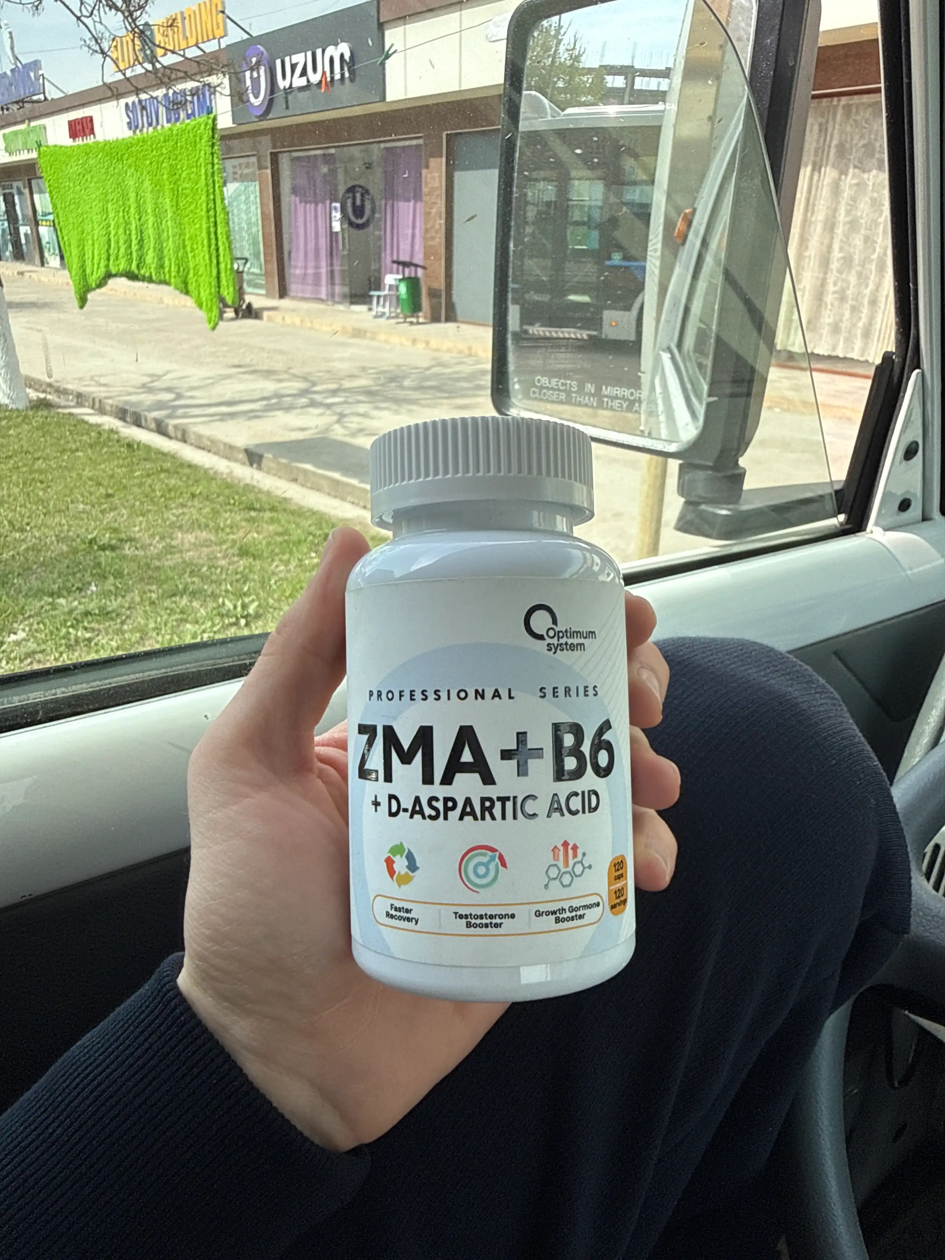ZMA, Optimum System, Sink + Magniy B6 + D-asparagin kislota, 120 kapsula